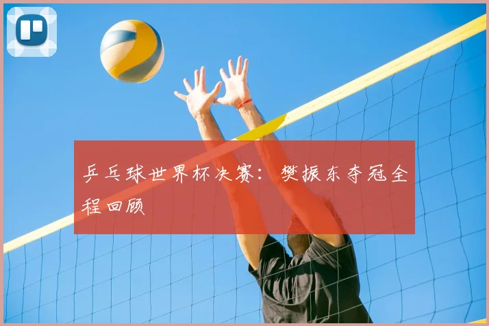乒乓球世界杯决赛：樊振东夺冠全程回顾